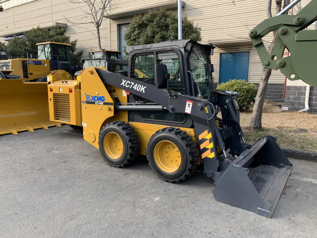 XCMG Mini Skid Steer Loader Xc760K Xc740K Multifunction Loader Skid Steer Price