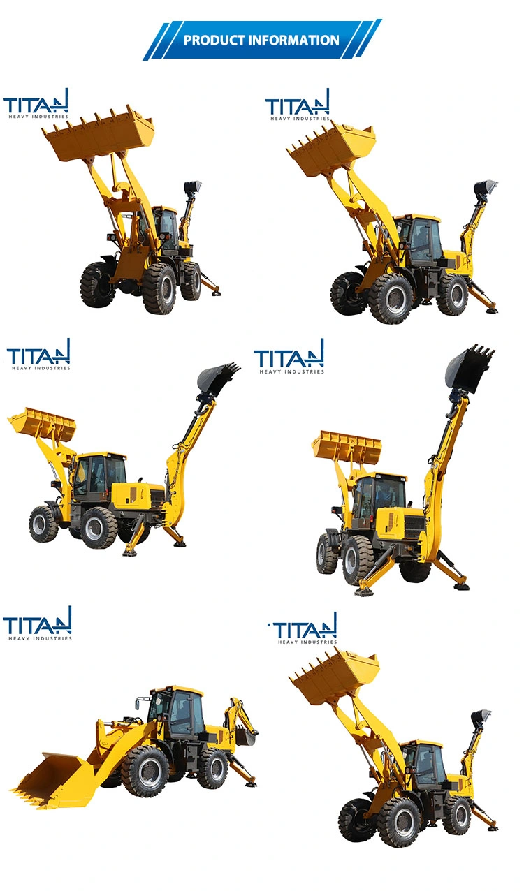 3.5ton Chinese new style multi-function retroexcavadora backhoe loader