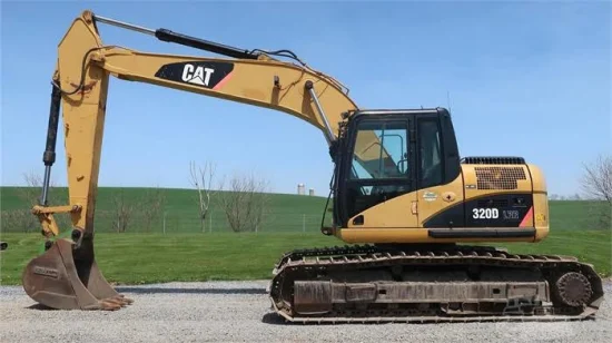 Excavatrice Caterpillar Cat 320d utilisée à faible teneur en carburant Excavatrice Caterpillar Cat 320d utilisée