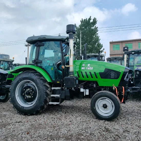 Vente chaude de démarrage électrique de tracteurs agricoles de système hydraulique de 120HP 4X4