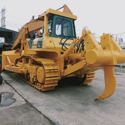 Bulldozer Komatsu D155ax de 40 tonnes en très bon état de fonctionnement, tracteur sur chenilles Komatsu D155 D155ax d'occasion en promotion