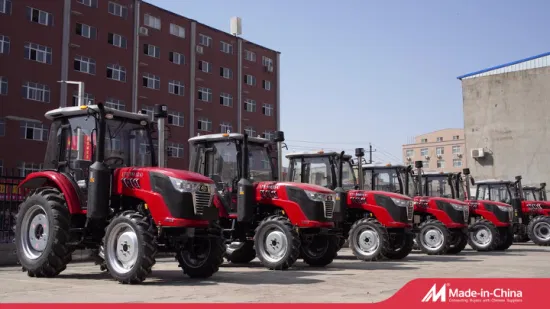 Tracteur à roues agricoles de matériel agricole dans le jardin avec machine chinoise polyvalente/vente chaude